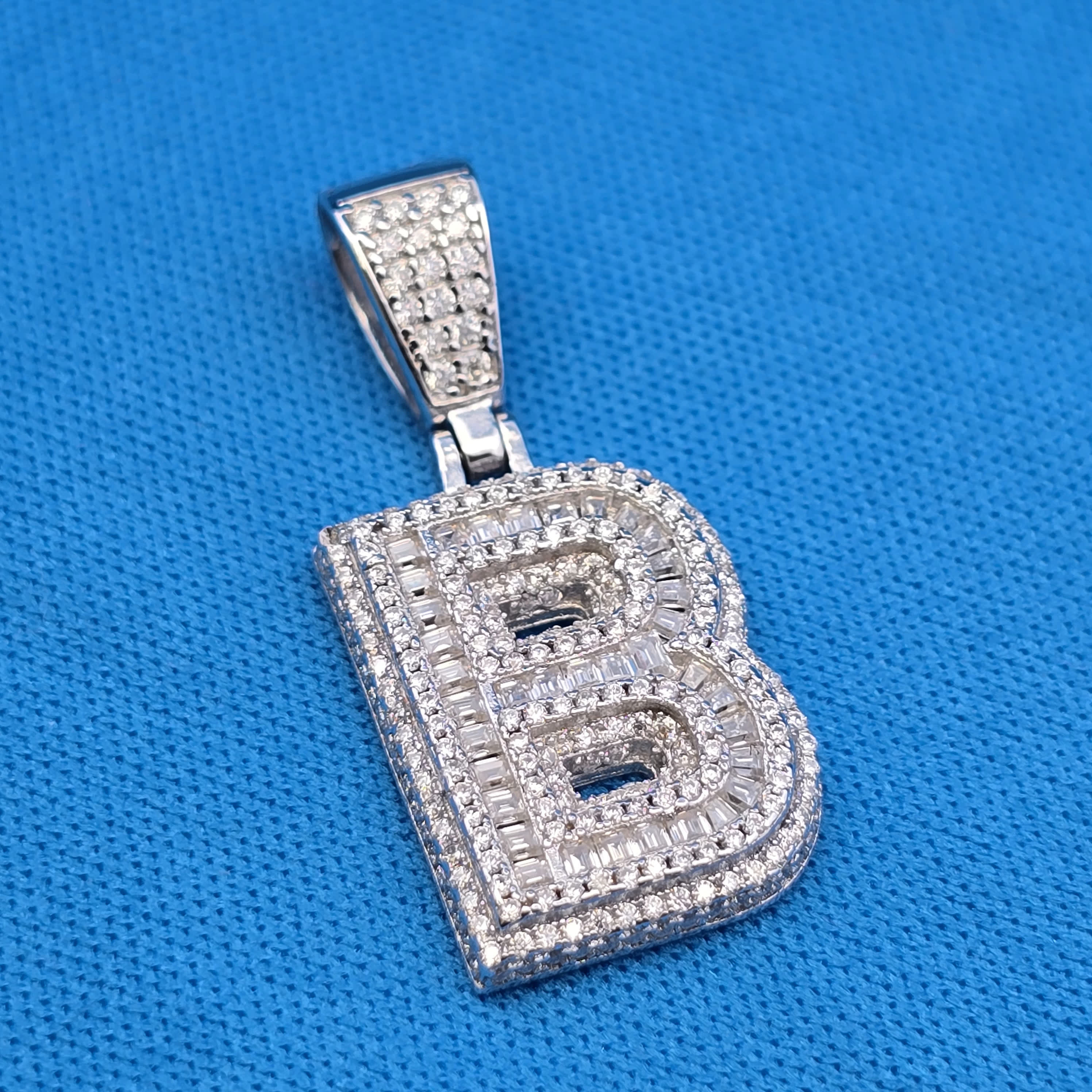 Luxurious Moissanite Letter Pendant: A Badge of Beauty