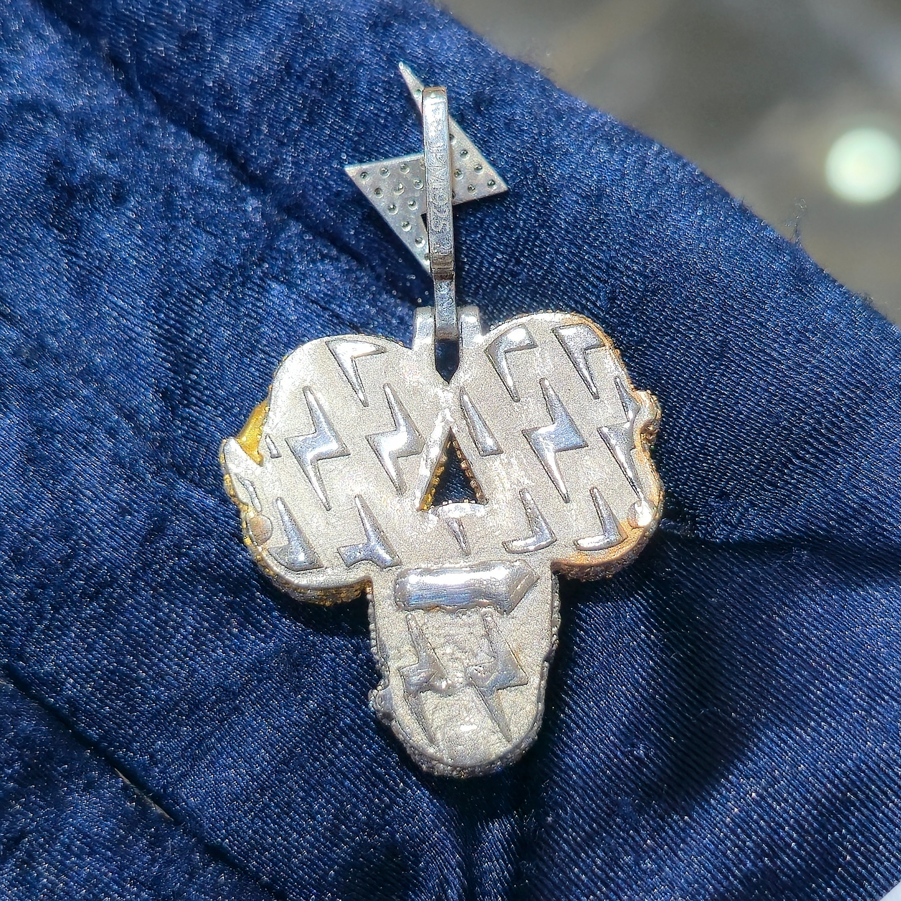 Moissanite Skull Pendant – 3.29 CTW