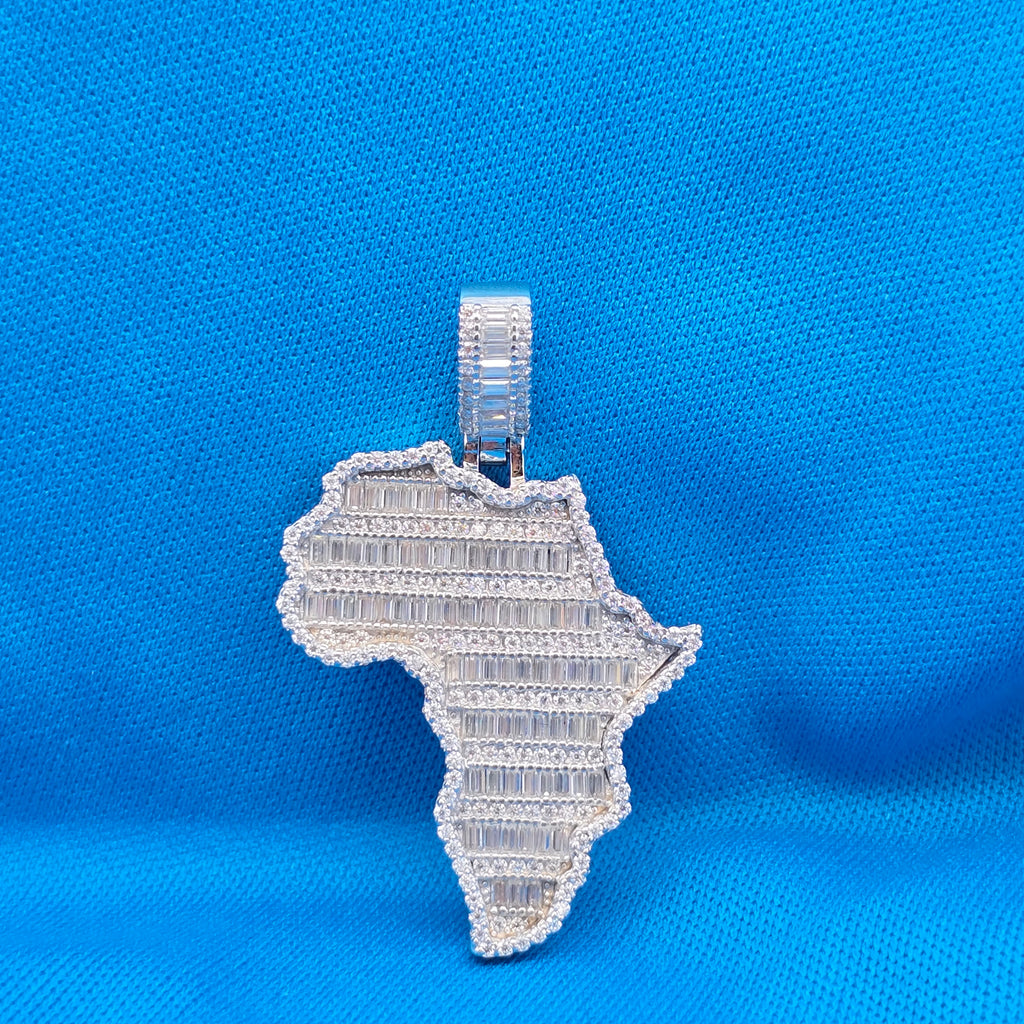 Moissanite 2.32 ctw Africa Pendant