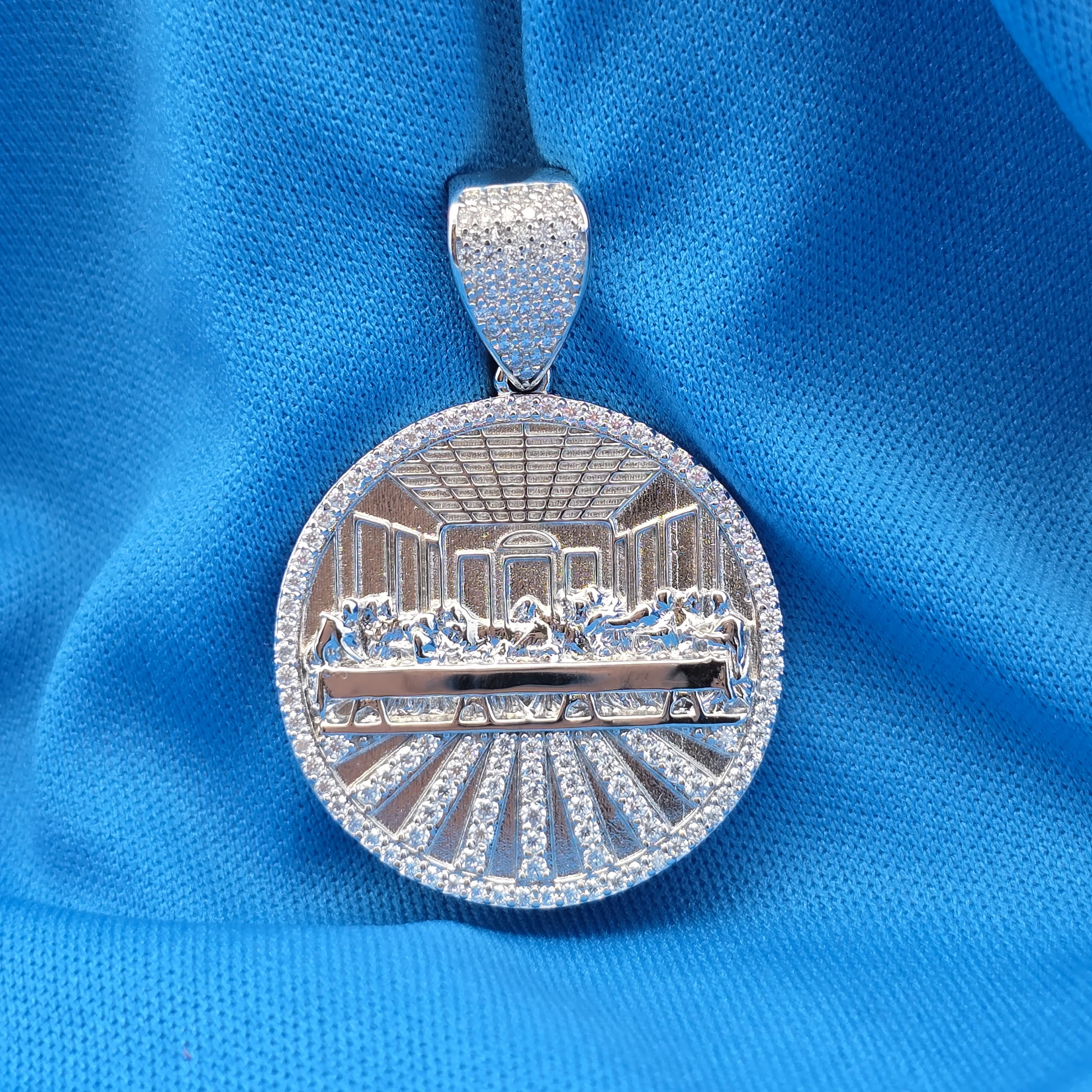 Moissanite 1.34 ctw Last Supper Pendant