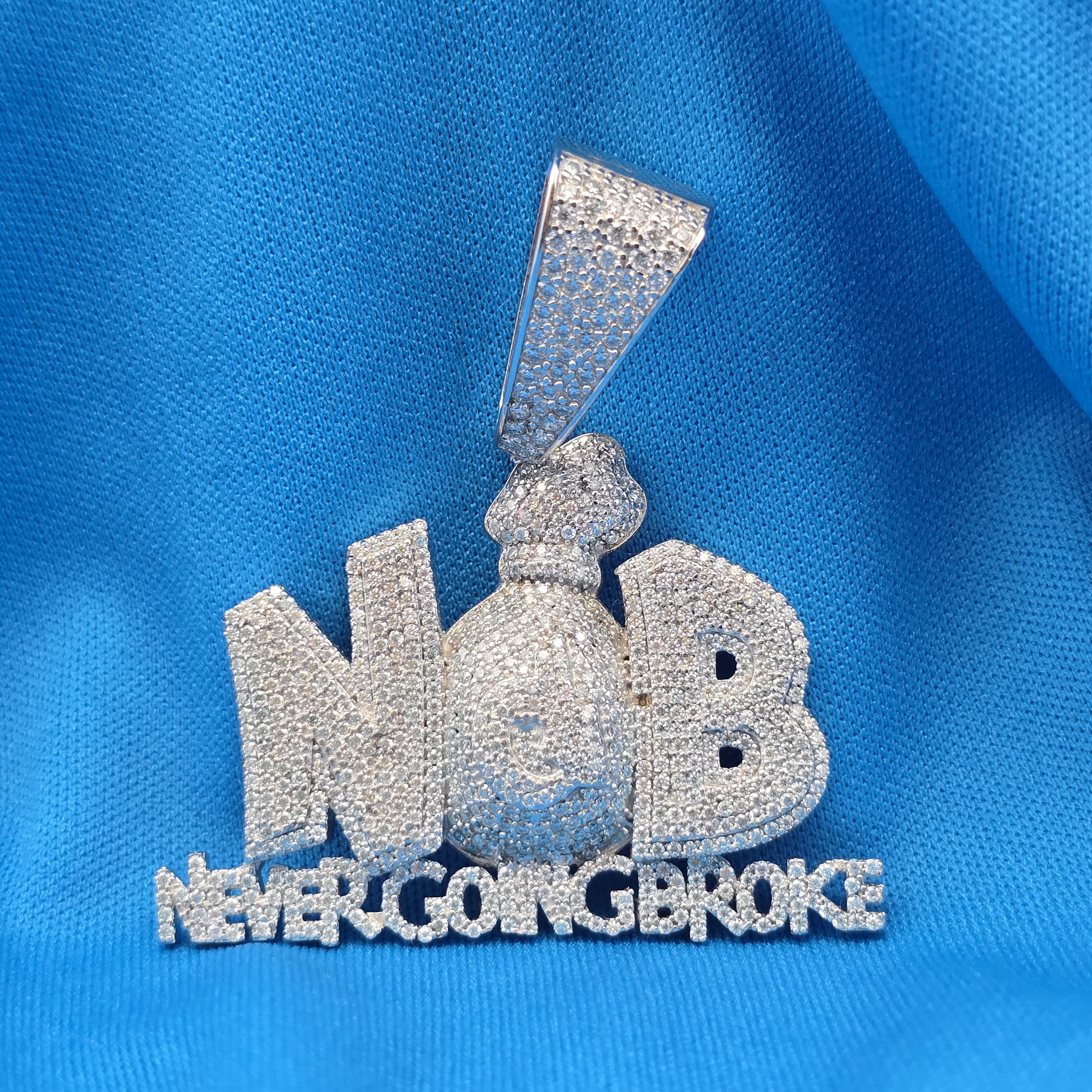 Moissanite 5.69 ctw NGB Pendant