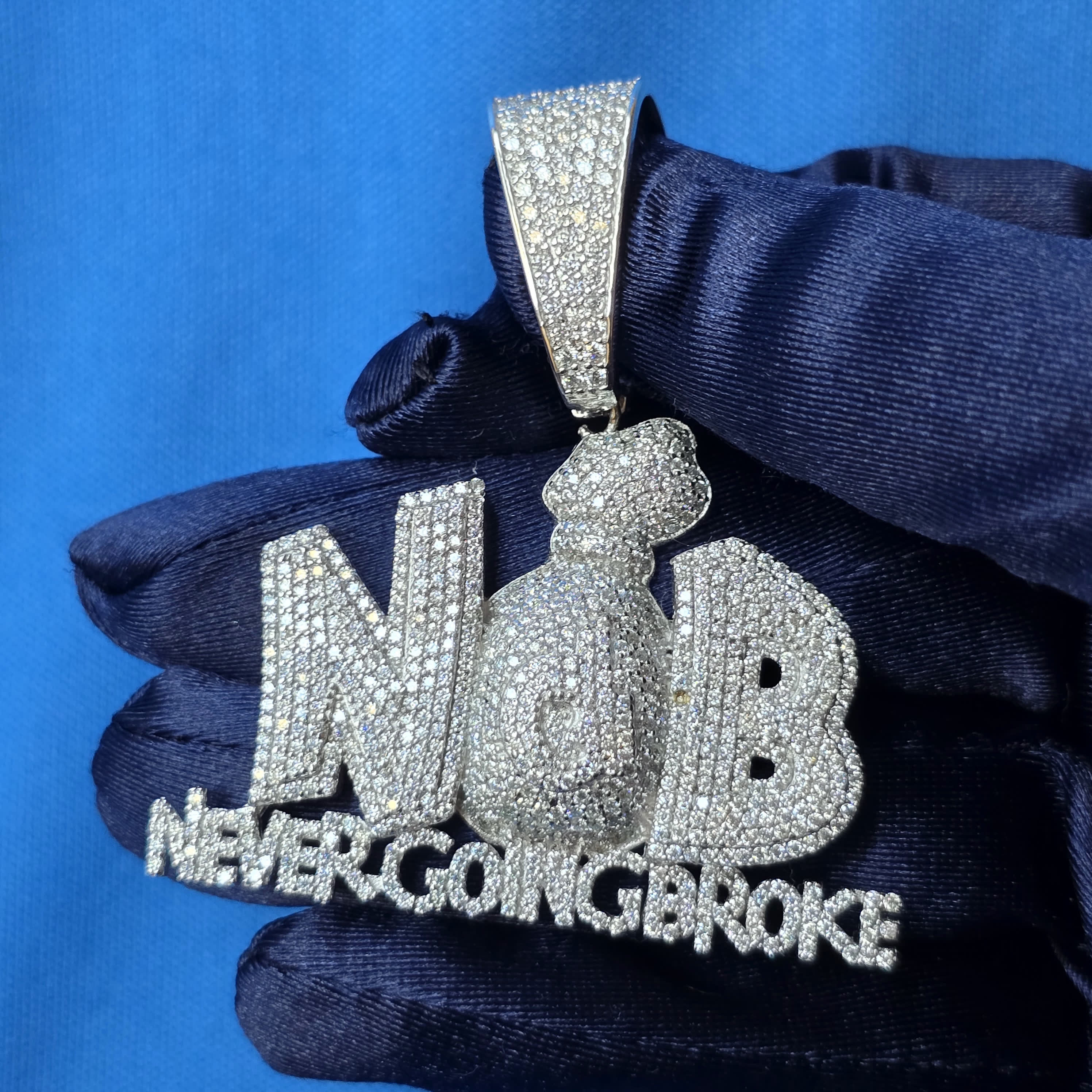 Moissanite 7.08 ctw NGB Pendant