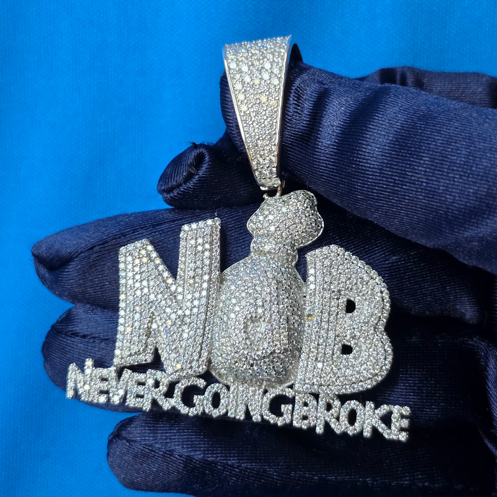 Moissanite 7.08 ctw NGB Pendant