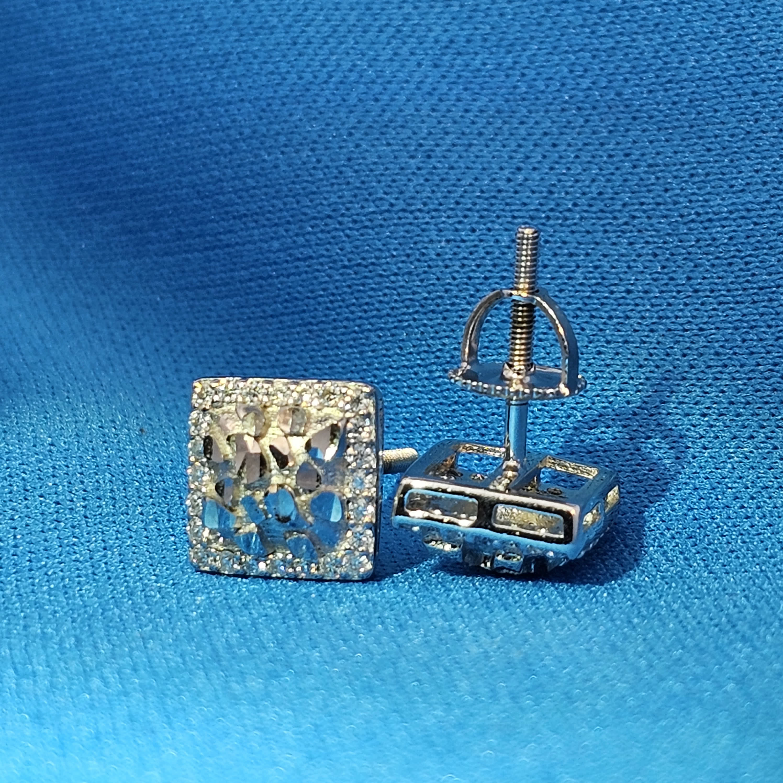 Moissanite 0.30 ctw Square Earrings