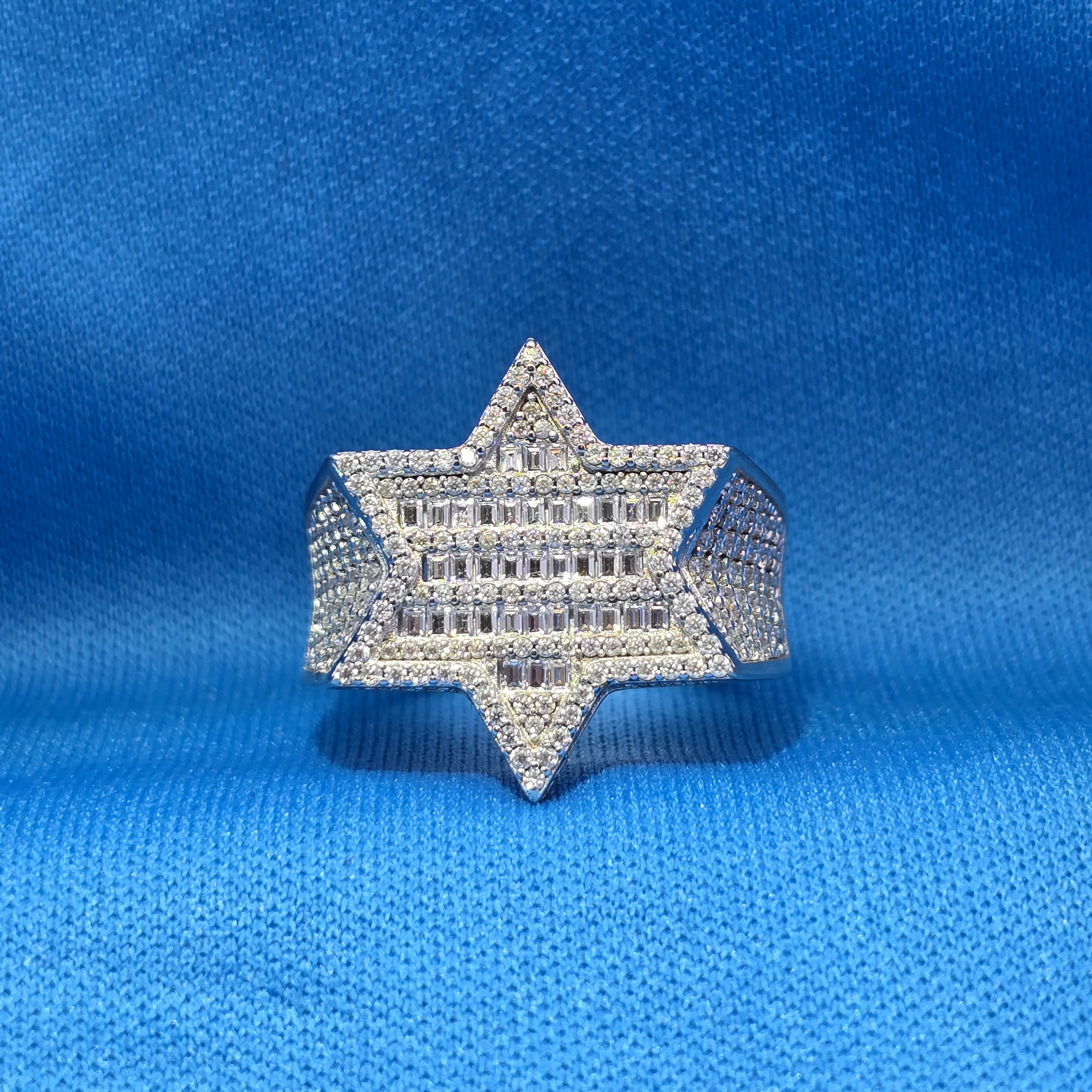 Moissanite 2.25 ctw Star Ring