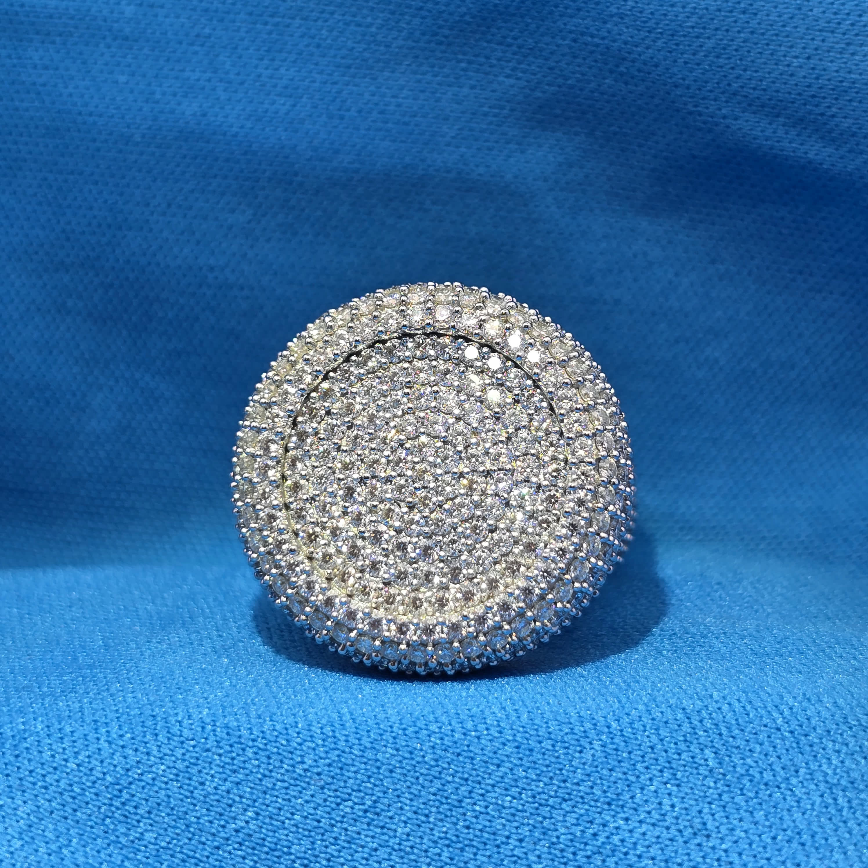 Moissanite 8.22 ctw Dome Ring