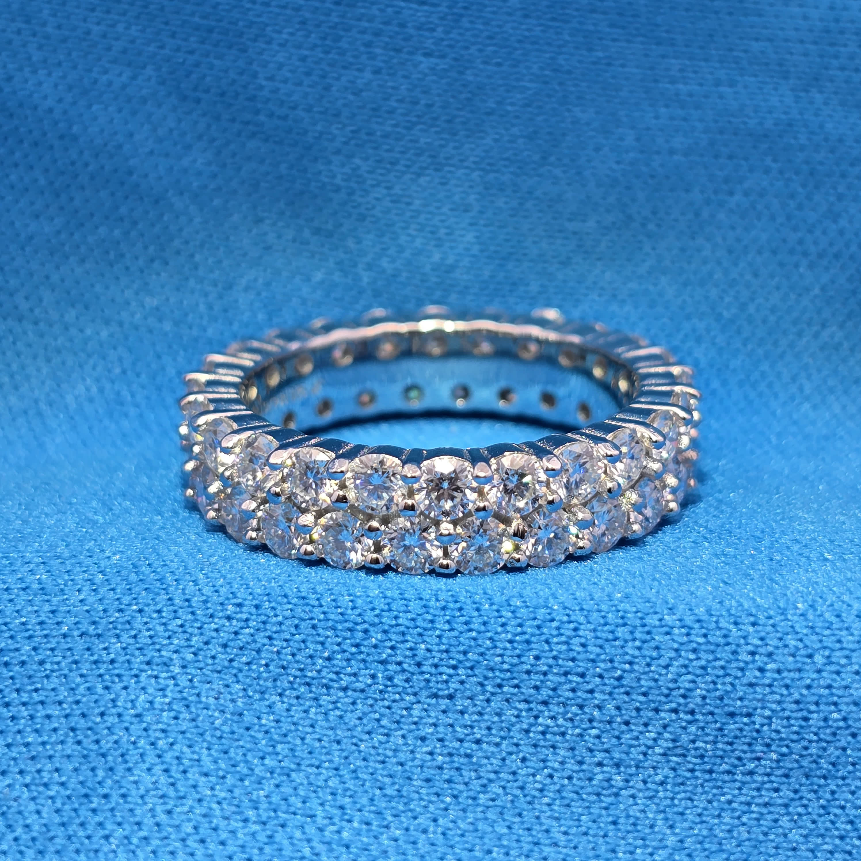 Moissanite 4.70 ctw Round Ring