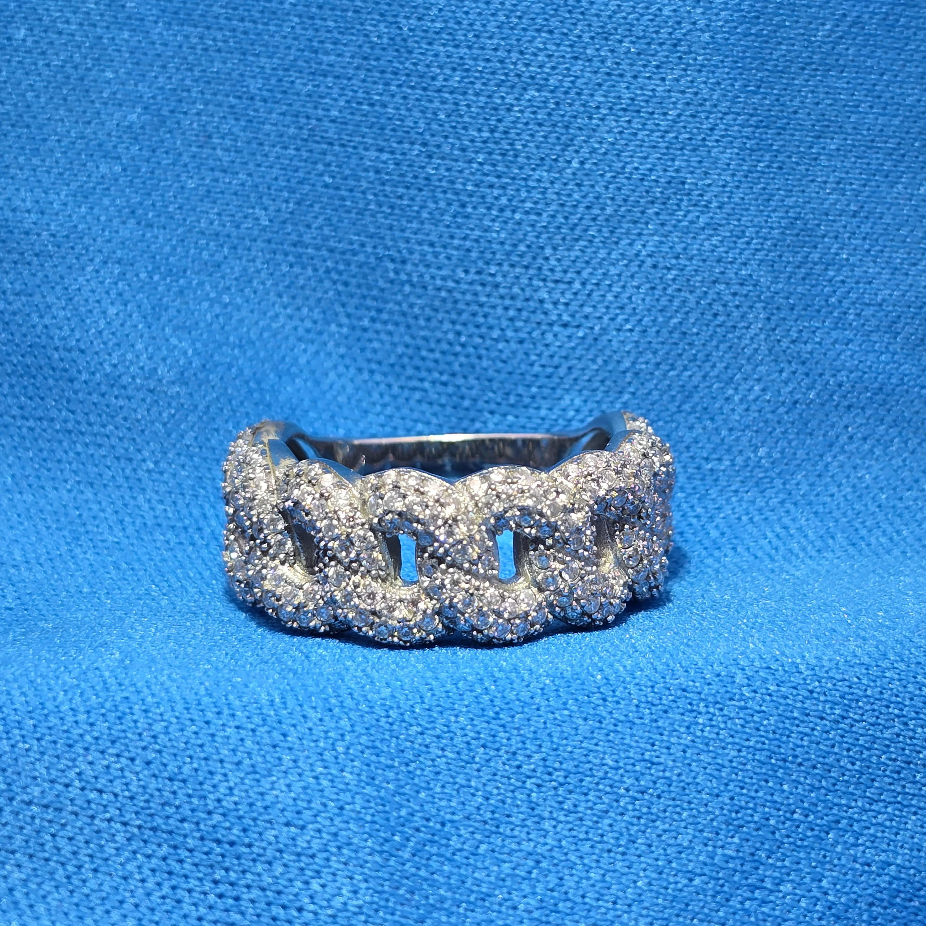 Moissanite 1.96 ctw Link Band Ring