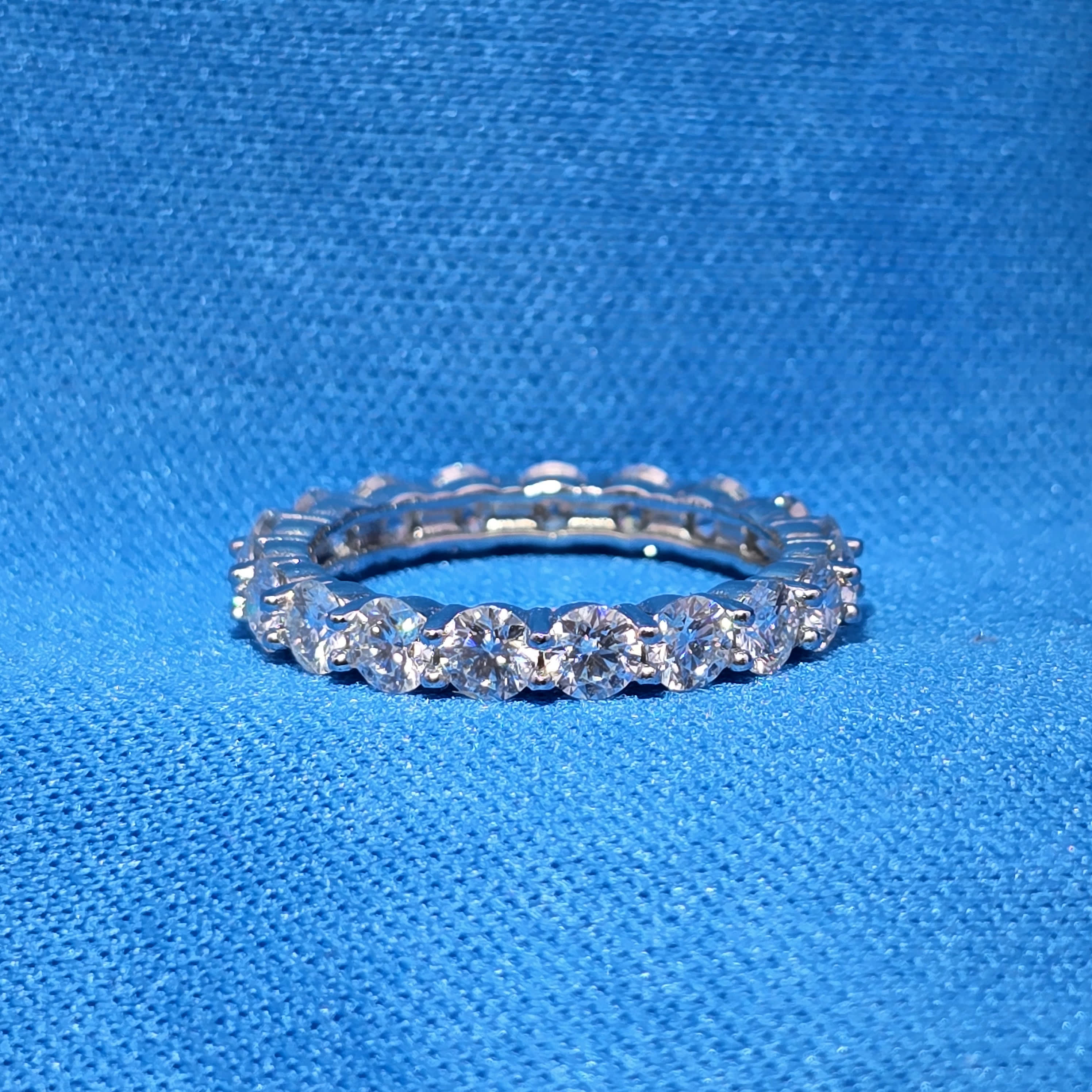 Moissanite 3.80 ctw Eternity Band