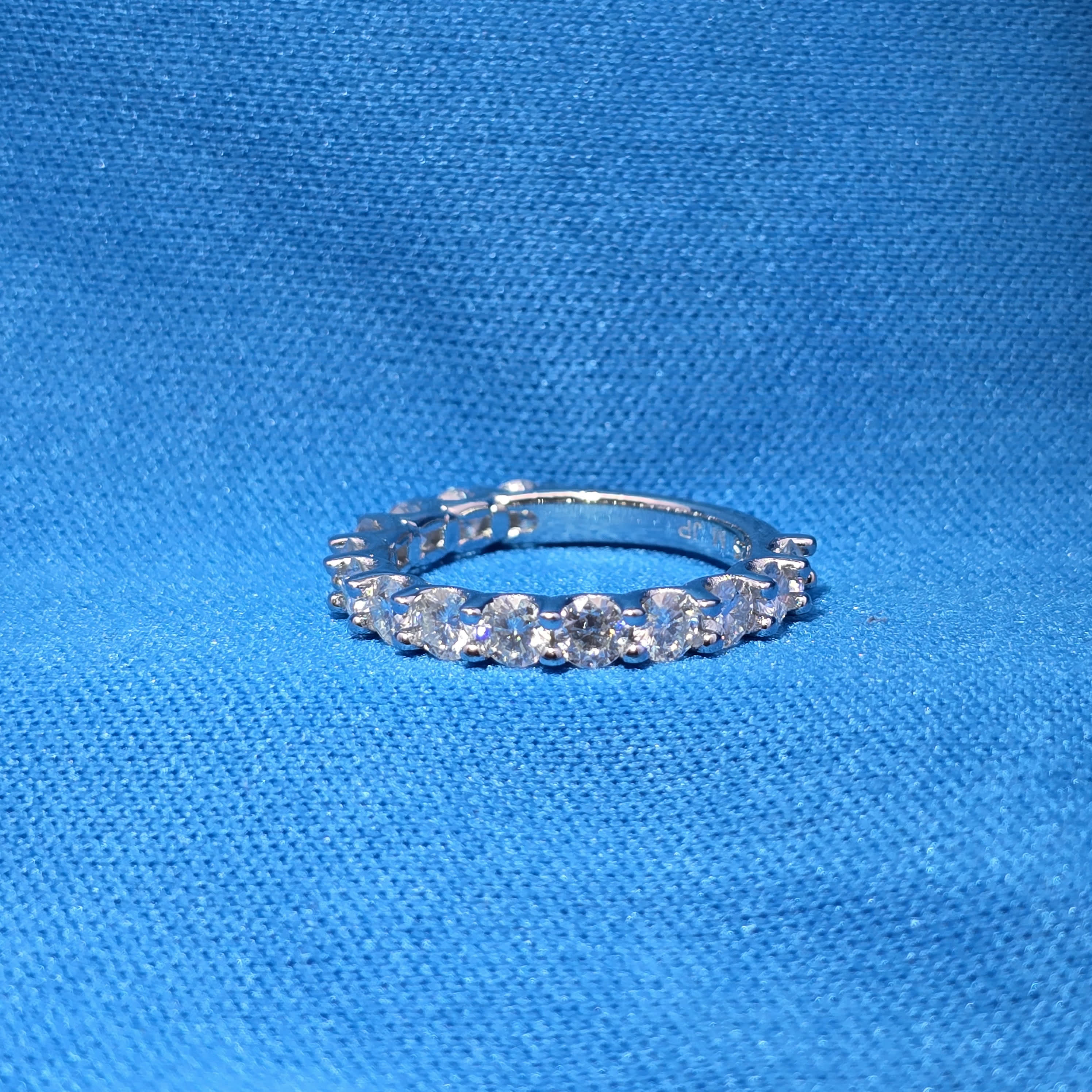 Moissanite 0.19 ctw Eternity Band