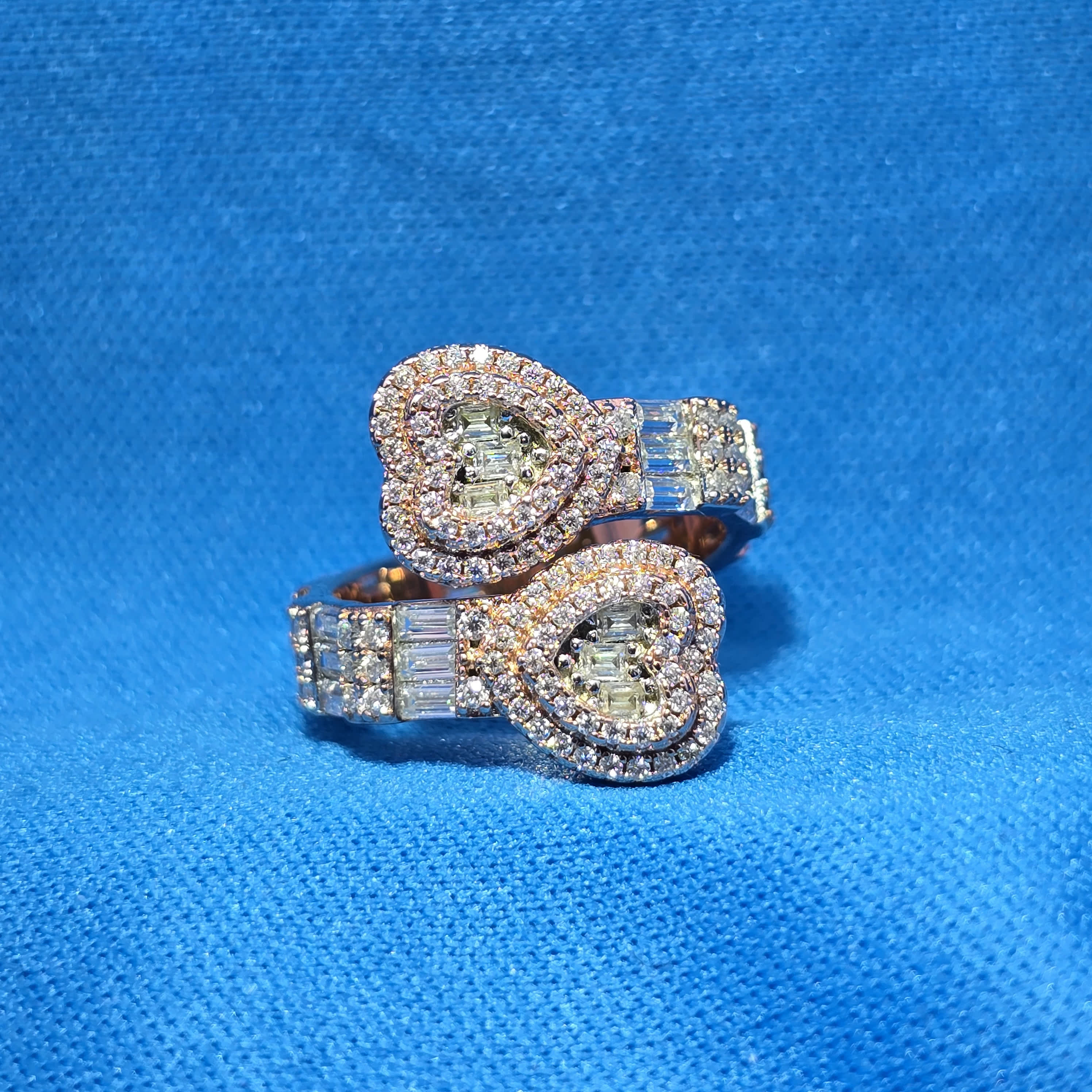 Cuff Heart Rings Buy Moissanite 2.60 ctw Cuff Heart Ring | House Of Moissanite