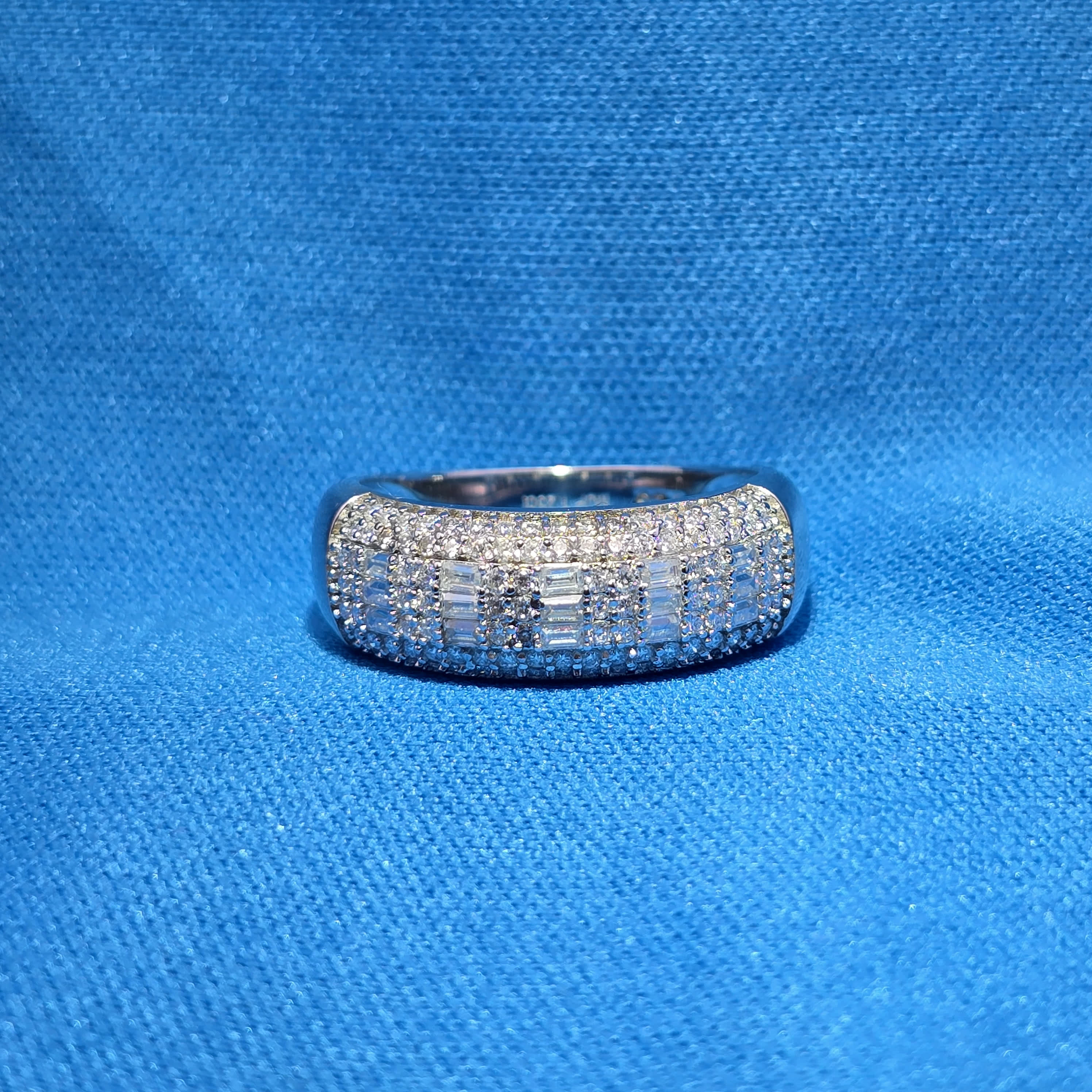 Moissanite 1.25 ctw Round  Ring