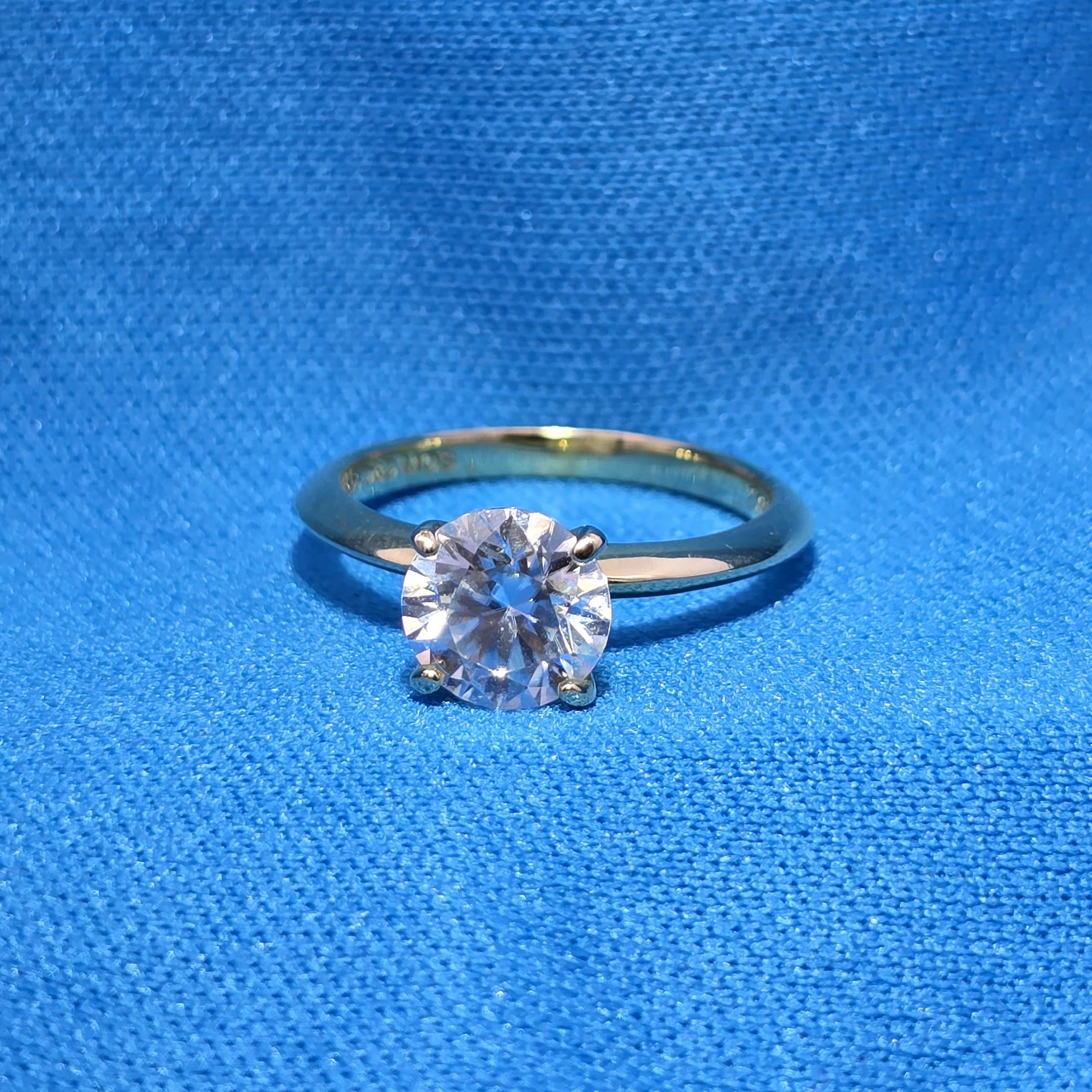 Moissanite 2.00 ctw Round Solitaire Ring