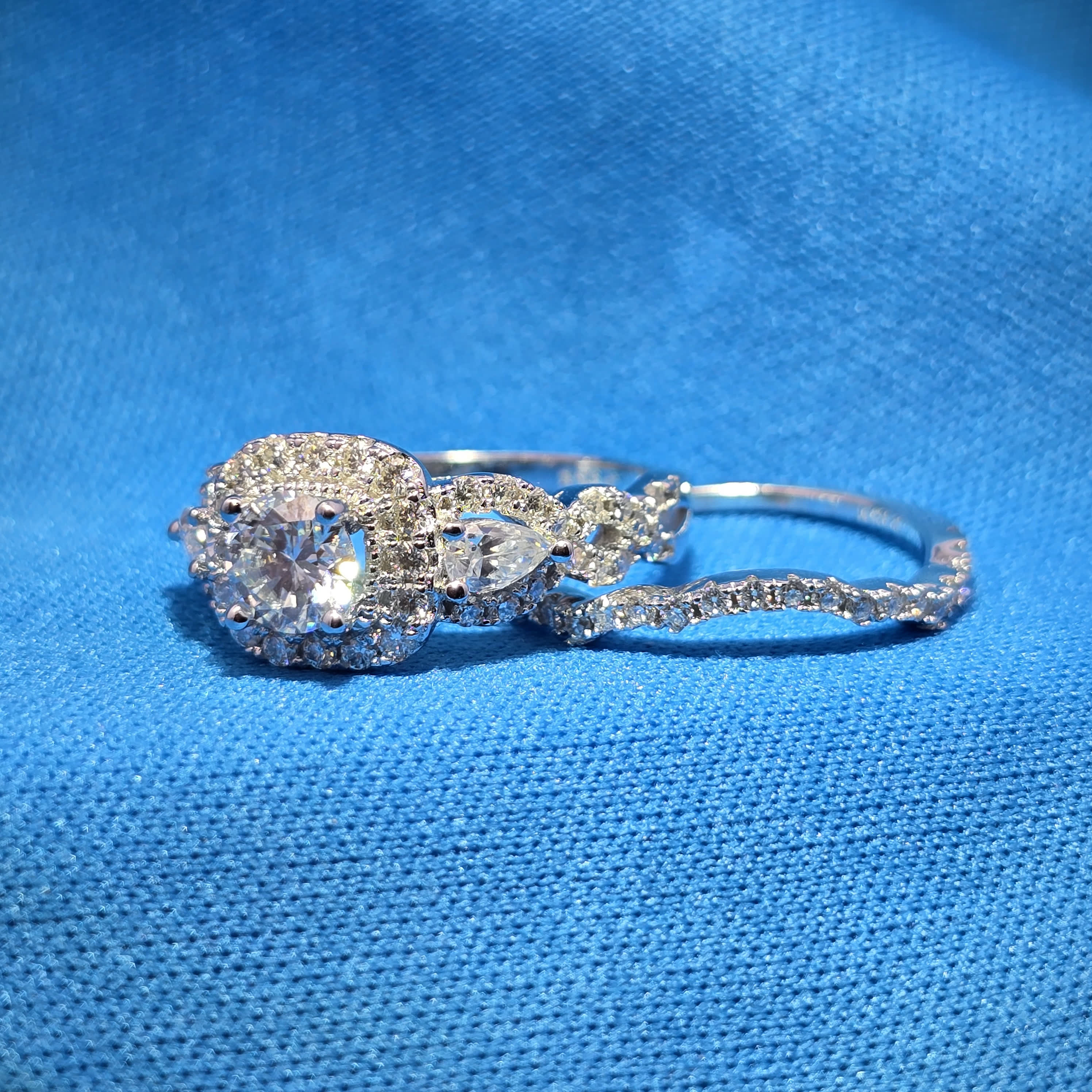 Moissanite 2.99 ctw Square Ring