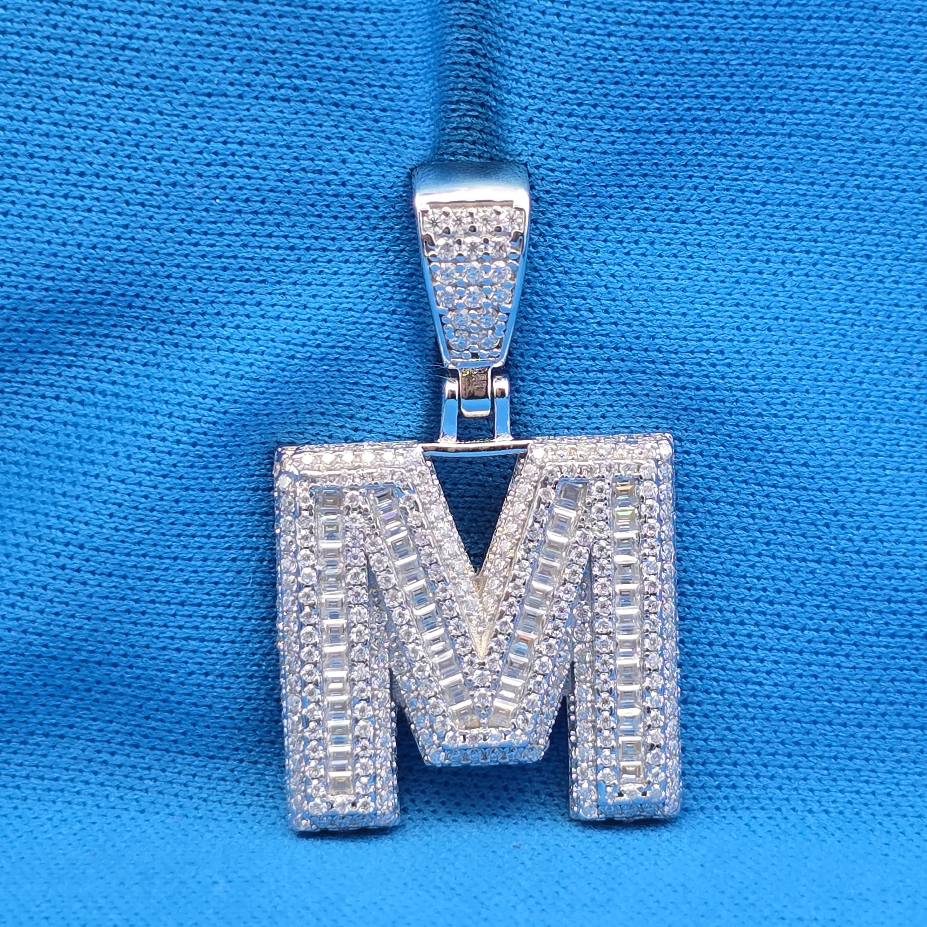 Moissanite 3.10 ctw "M" Initial