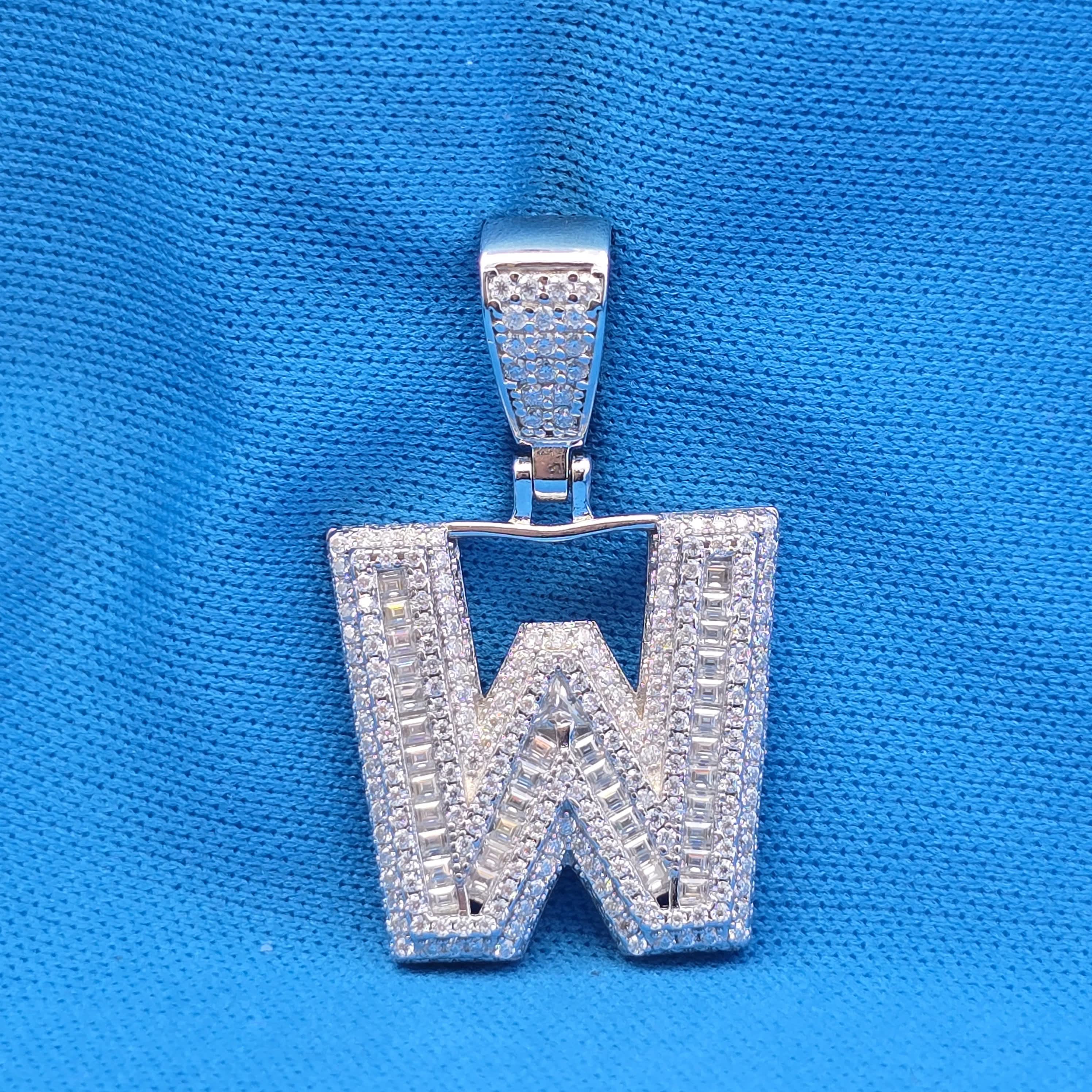 Moissanite 2.86 ctw "W" Initial
