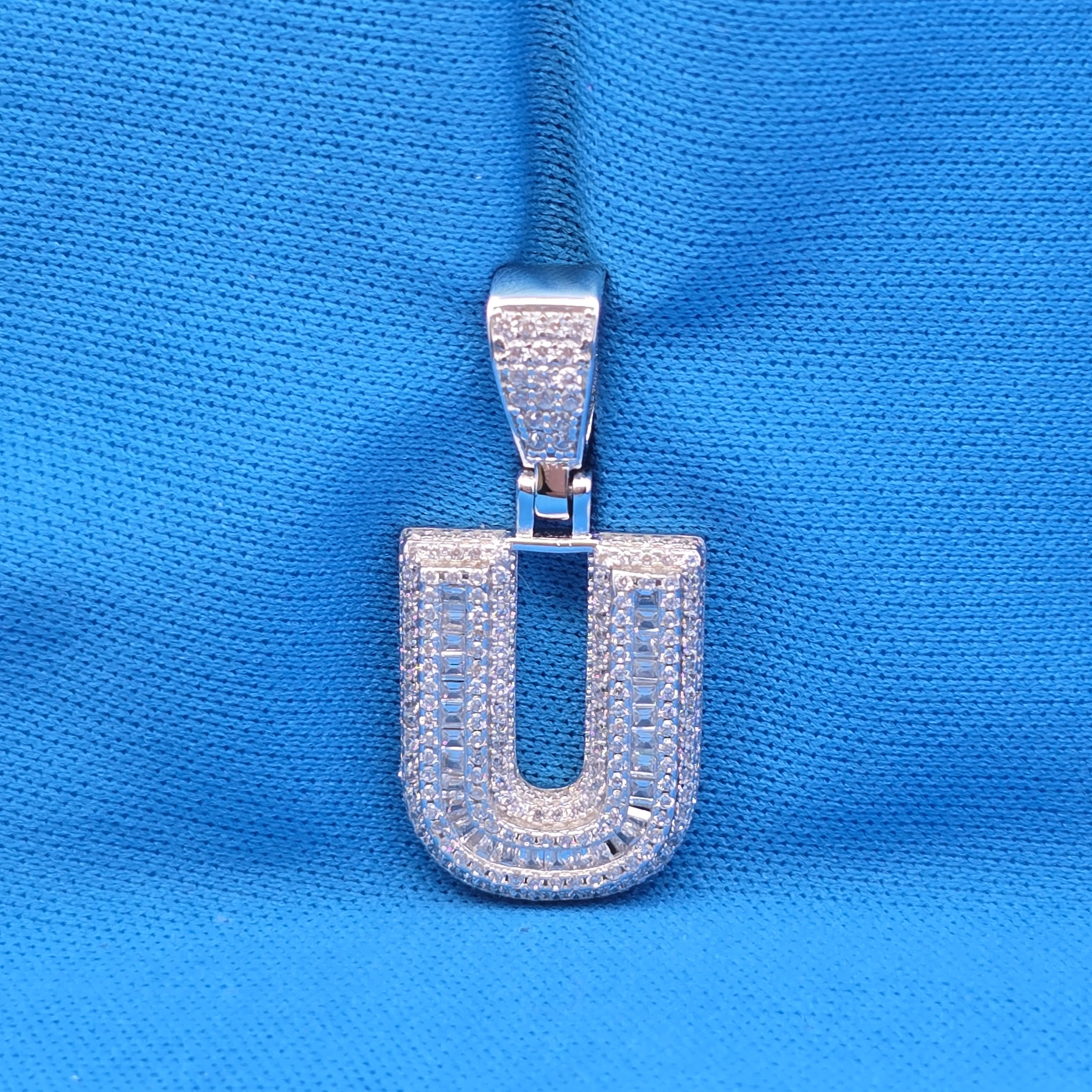 Moissanite 2.00 ctw "U" Initial