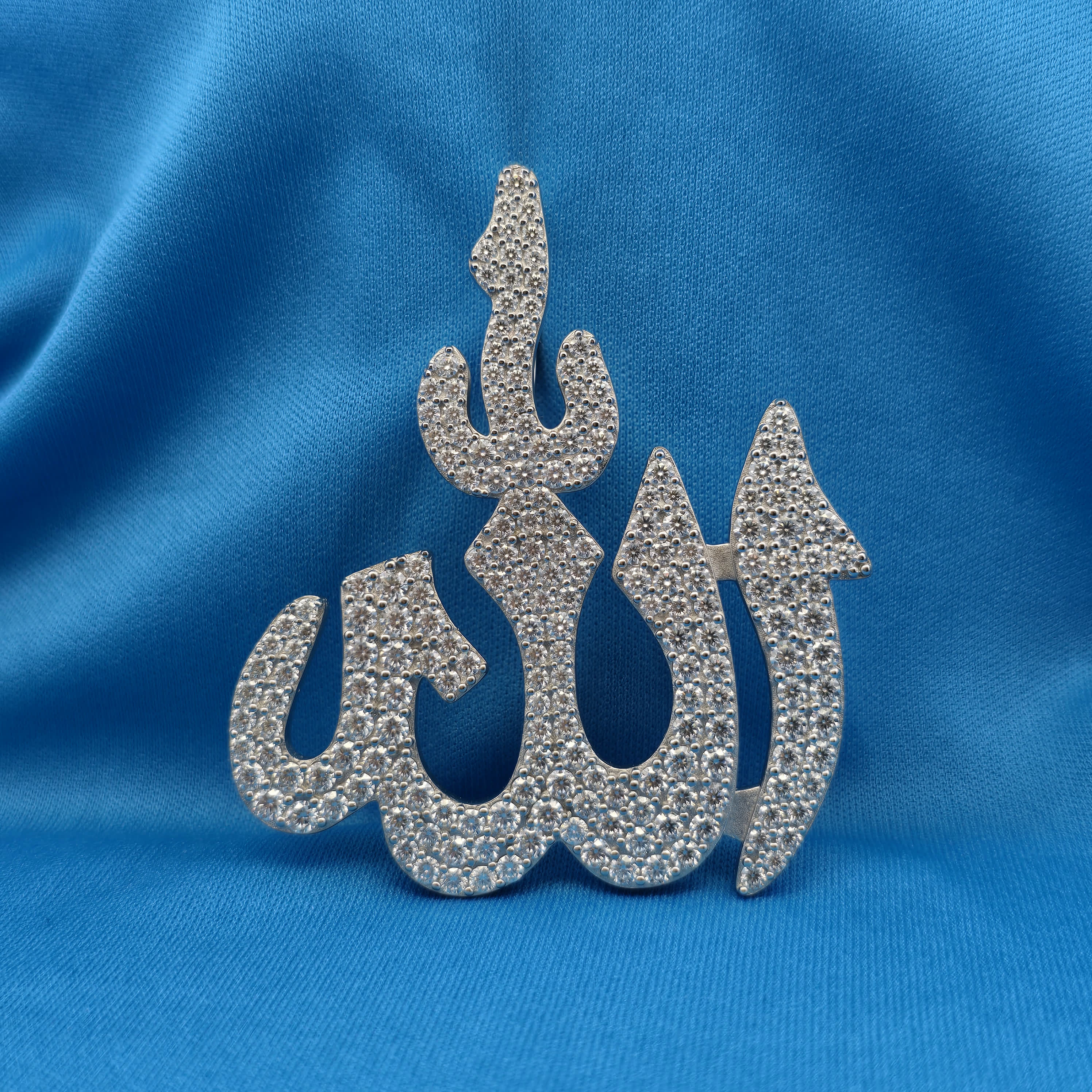 Moissanite 5.9 ctw Allah Charm