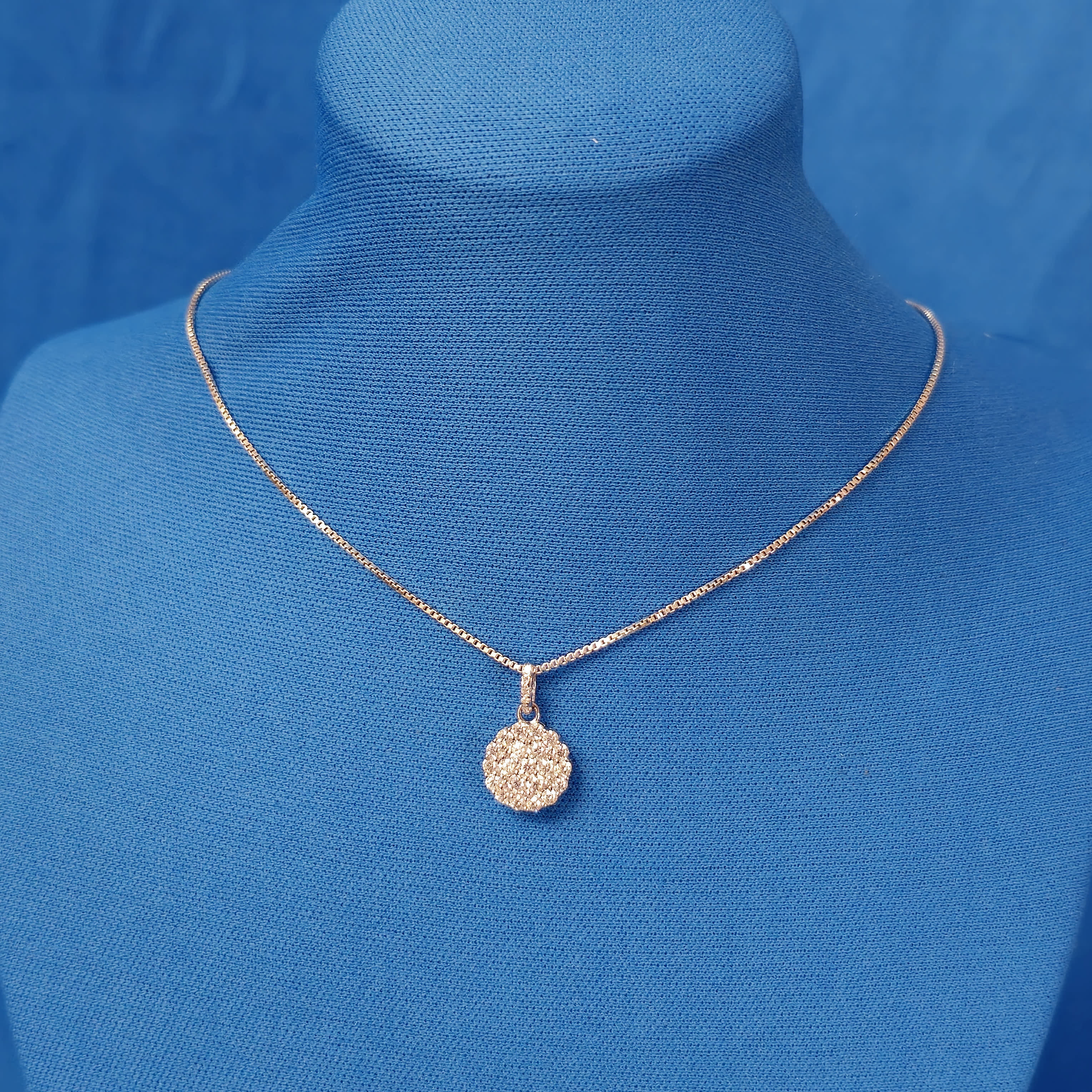 Moissanite 0.51 ctw Round Cut Pendant