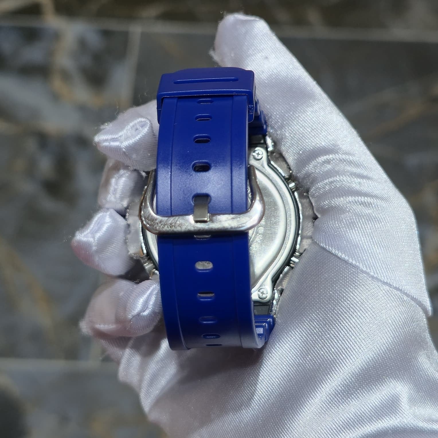 Iced Out G-Shock  Watch Authentic VVS Moissanite Barbed Wire Two Tone | HOM
