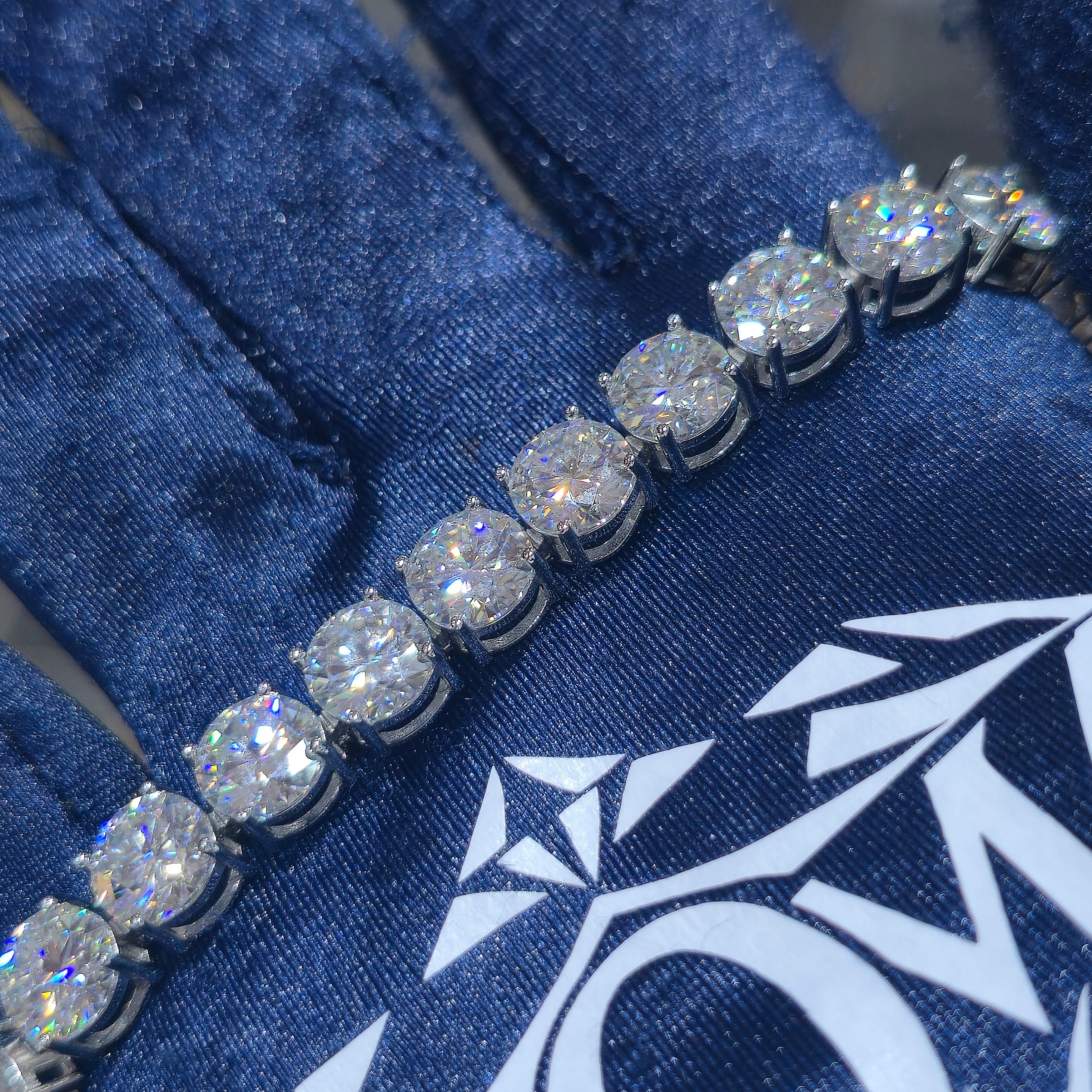 Moissanite Tennis Bracelet – 925 Sterling Silver | 2mm–5mm | Silver, Gold & Rose Gold