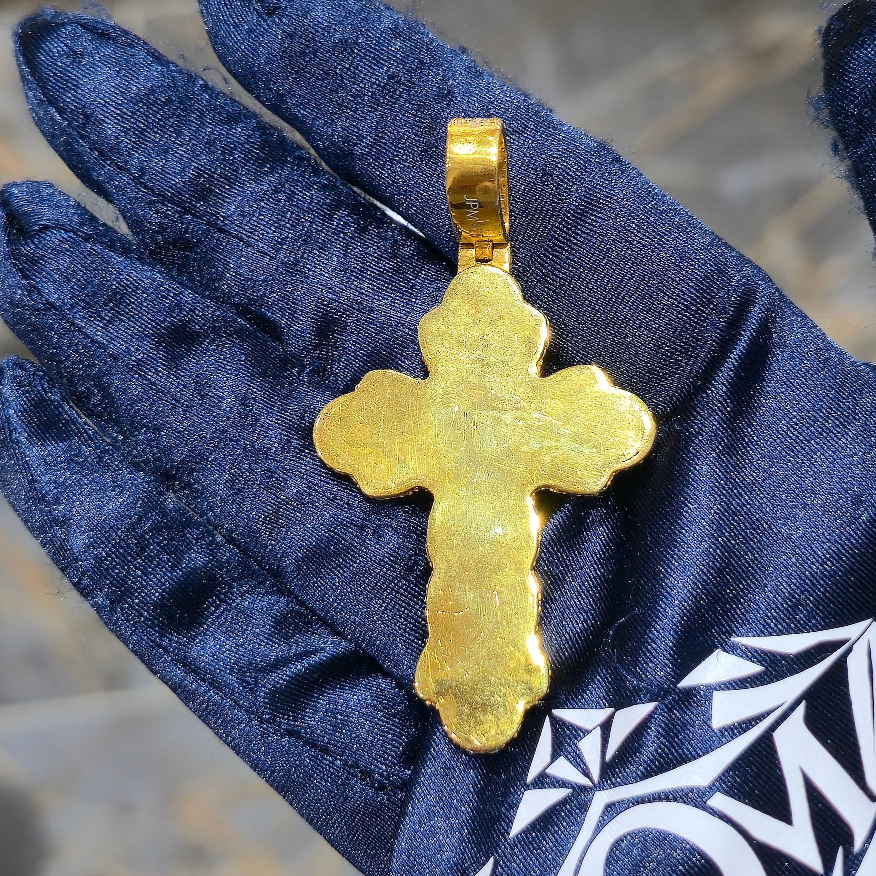 Mixed Cut Moissanite Cross Pendant – 925 Sterling Silver | Solid Back | 8.00 CTW | 2.5 Inch